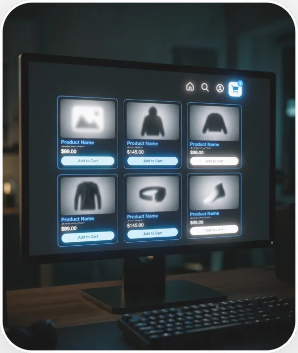E-commerce development showcase